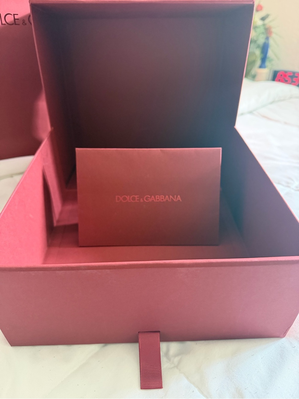 Dolce & Gabbana Rose Pink Presentation Box with Pull Ribbon